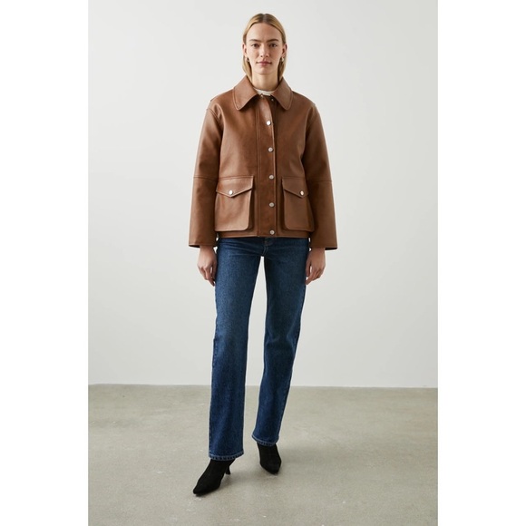 NWOT Rails Mathis Faux Leather Jacket - Picture 3 of 5